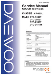 Daewoo DTC-2131TF Service Manual