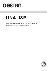 GESTRA UNA 13P Installation Instructions Manual