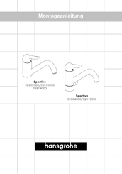 Hans Grohe Sportive Series Assembly Instructions Manual
