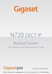 Gigaset Pro N720 DECT IP Site Planning And Measurement Manual