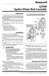 Honeywell Q3300 Manual