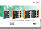 LAPP PROFINET ETHERLINE ACCESS PNF04T Quick Start Manual