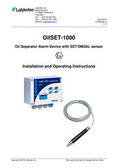 LABKOTEC OilSET-1000 Installation And Operating Instructions Manual