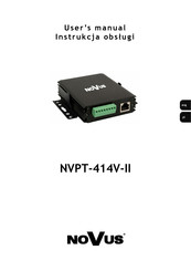 Novus NVPT-414V-II User Manual
