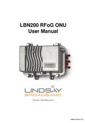 Lindsay LBN200 RFoG ONU User Manual