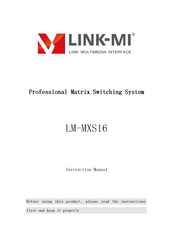 LINK-MI LM-MXS16 Instruction Manual