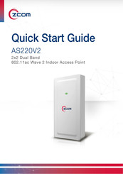 ZCom AS220V2 Quick Start Manual