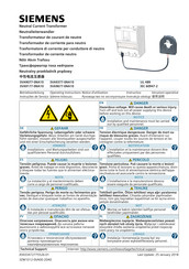 Siemens 3VA9077-0NA10 Operating Instructions Manual