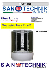Sanotechnik TR25 Mounting And Using Instructions