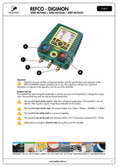 Refco DIGIMON Manual