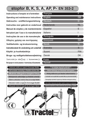 Tractel stopfor S Operating And Maintenance Instructions Manual