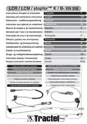 Tractel LCM Operating And Maintenance Instructions Manual