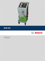 Bosch ACS 151 Original Instructions Manual