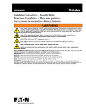 Eaton Metalux Installation Instructions