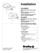 Bradley S19-220T Installation Manual