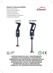 Lacor 500 Series Instructions For Use And Maintenance Manual