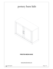 Pottery Barn Kids PRESTON Manual