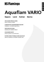 HS Flamingo Aquaflam VARIO Lend Operating And Installation Manual