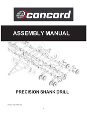 CONCORD PRECISION SHANK DRILL Assembly Manual