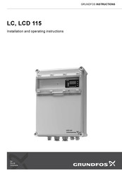 Grundfos LC 115 Series Installation And Operating Instructions Manual