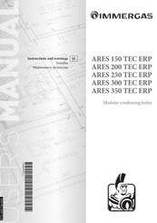 Immergas ARES 200 TEC ERP Instructions And Warnings
