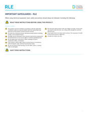 Digital Lumens RLE Series Installation Instructions Manual