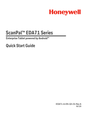 Honeywell ScanPal EDA71-1 Quick Start Manual