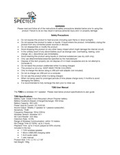 Spector&Co T253 User Manual