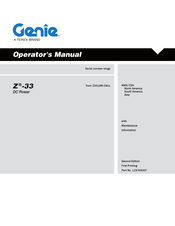 Terex Z-33 Operator's Manual