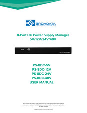 Broadata PS-8DC-12V User Manual
