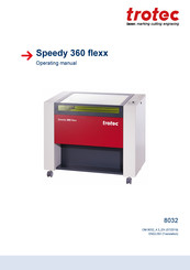 Trotec Speedy 360 flexx Operating Manual