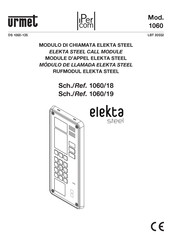 Urmet Domus elekta steel 1060 Manual