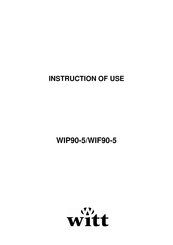Witt WIF90-5 Instructions Of Use