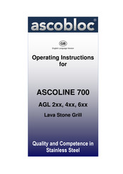 ascobloc ASCOLINE 700 AGL 408.100 Operating Instructions Manual