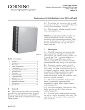 CORNING EDC-06P-NH Manual