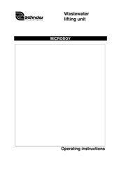 Zehnder Pumpen MICROBOY Operating Instructions Manual