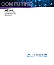 Artesyn AXP1440 Installation And Use Manual
