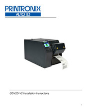 Printronix Auto ID ODV2D-V2 Installation Instructions Manual