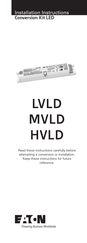 Eaton MVLD-2L-CGL Installation Instructions Manual