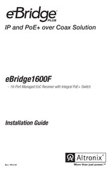 Altronix eBridge Plus 1600F Installation Manual