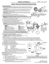 Litex Industries RCE-103LW Installation And Operating Instructions