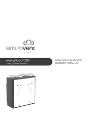 Envirovent energiSava 200 Installation Manual