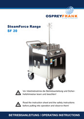 OspreyFrank SteamForce SF 20 Operating Instructions Manual