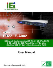IEI Technology PUZZLE-A002 User Manual
