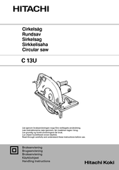 Hitachi C 13U Handling Instructions Manual