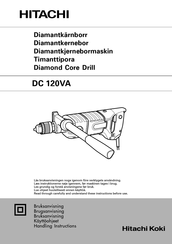Hitachi DC 120VA Handling Instructions Manual