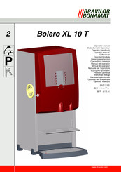 BRAVILOR BONAMAT Bolero XL 10 T Operator's Manual