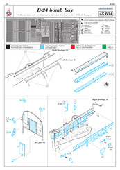 Eduard B-24 bomb bay Assembly Manual