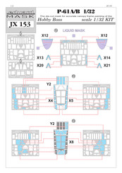 Eduard P-61A/B 1/32 Assembly Manual