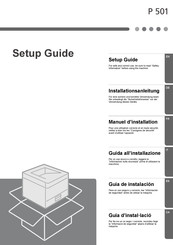 Ricoh P 501 Setup Manual